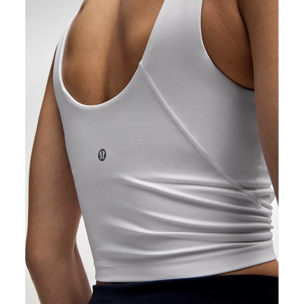 lululemon Align Tank Top *Light Support, A/B Cup White Sz 4